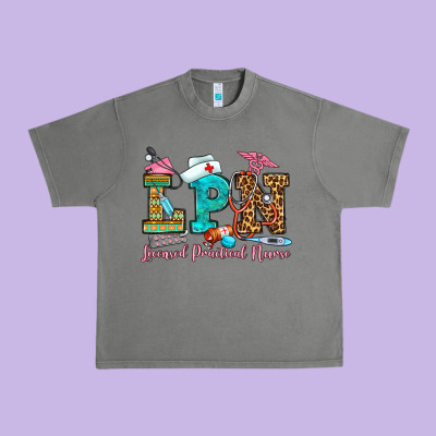 Licensed Practical Nurse Urban Heavy Tee Designed By Oliviacreatesart