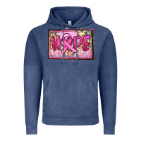 Vintage Denim Hope Breast Cancer Vintage Hoodie - FaDigitalArtStudio