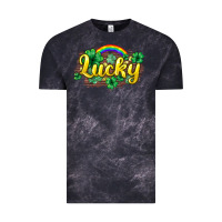 Cloud Black Lucky St. Patrick's Day Vintage Tee - HowdyJamesFarm