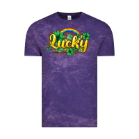Cloud Purple Lucky St. Patrick's Day Vintage Tee - HowdyJamesFarm