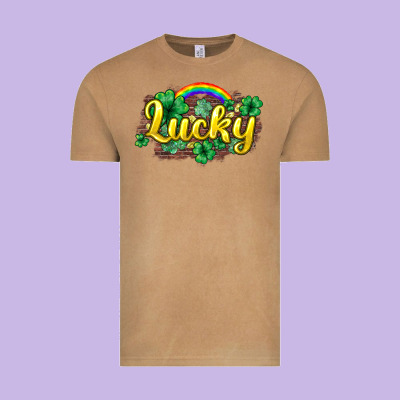 Lucky St. Patrick's Day Vintage Tee Designed By Howdyjamesfarm