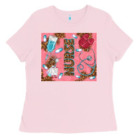 Bubblegum Pink pink glitter nurse Ladies Tee - TumblerDesignByShophia