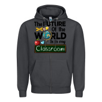 Smoke the future of the world is in my classroom Zipper Hoodie - BarkalooDesign