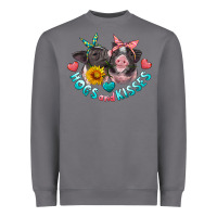 Storm hogs and kisses pigs Heavyweight Sweatshirt - Artiststas