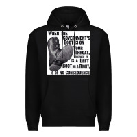 Black Vintage Retro Anarchy Day Gift Premium Hoodie - maiPhamDesign