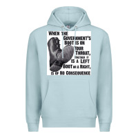 Blue Mist Vintage Retro Anarchy Day Gift Premium Hoodie - maiPhamDesign