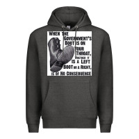 Charcoal Heather Vintage Retro Anarchy Day Gift Premium Hoodie - maiPhamDesign