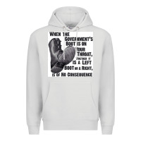 Dove Grey Vintage Retro Anarchy Day Gift Premium Hoodie - maiPhamDesign