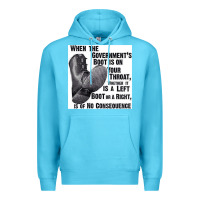 Ocean Blue Vintage Retro Anarchy Day Gift Premium Hoodie - maiPhamDesign