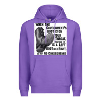 Purple Vintage Retro Anarchy Day Gift Premium Hoodie - maiPhamDesign
