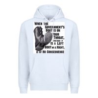 White Vintage Retro Anarchy Day Gift Premium Hoodie - maiPhamDesign