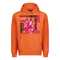 Carrot survivor breast cancer ribbon Premium Hoodie - RanaPortraitStore