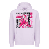Lilac survivor breast cancer ribbon Premium Hoodie - RanaPortraitStore