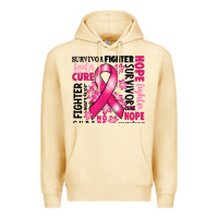 Pina Colada survivor breast cancer ribbon Premium Hoodie - RanaPortraitStore