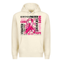 Sandshell survivor breast cancer ribbon Premium Hoodie - RanaPortraitStore