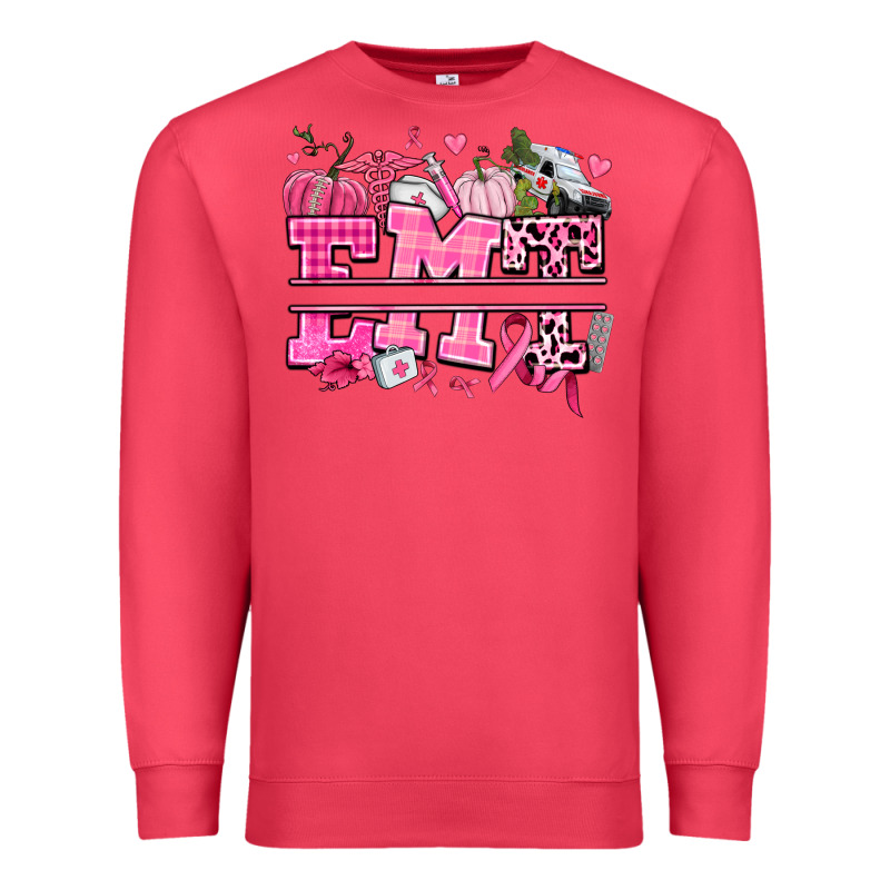 Emt Cancer And Fall Premium Sweatshirt by AdoDesignShop | Teevron