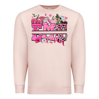 Pale Pink emt cancer and fall Premium Sweatshirt - AdoDesignShop