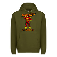 Army Green turbo man Premium Hoodie - maiPhamDesign