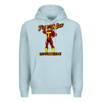 Blue Mist turbo man Premium Hoodie - maiPhamDesign