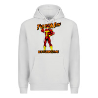Dove Grey turbo man Premium Hoodie - maiPhamDesign