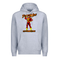 Heather Grey turbo man Premium Hoodie - maiPhamDesign