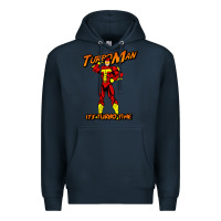 Navy turbo man Premium Hoodie - maiPhamDesign