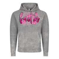 Cloud Rock Faith Breast Cancer Vintage Hoodie - FaDigitalArtStudio