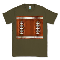 Army Green distressed american football pattern Classic Tee - TumblerDesignByShophia