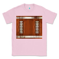 Bubblegum Pink distressed american football pattern Classic Tee - TumblerDesignByShophia