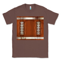 Chestnut distressed american football pattern Classic Tee - TumblerDesignByShophia