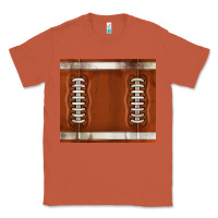 Copper distressed american football pattern Classic Tee - TumblerDesignByShophia
