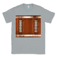 Heather Grey distressed american football pattern Classic Tee - TumblerDesignByShophia