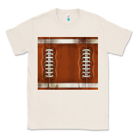 Natural distressed american football pattern Classic Tee - TumblerDesignByShophia