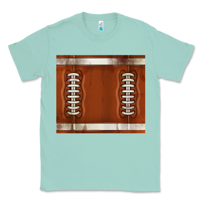 Distressed American Football Pattern Classic Tee by TumblerDesignByShophia | Teevron