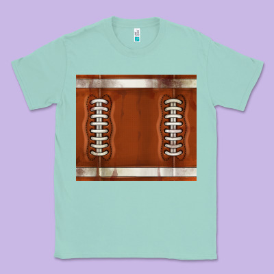 Distressed American Football Pattern Classic Tee Designed By Tumblerdesignbyshophia