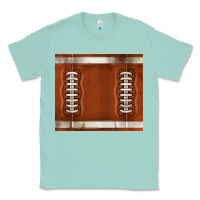 Seafoam distressed american football pattern Classic Tee - TumblerDesignByShophia