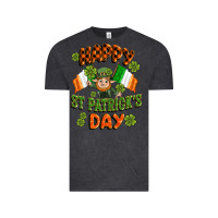 Vintage Black happy st patricks day Vintage Tee - CowGirlArtShop