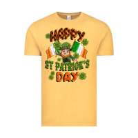 Vintage Mustard happy st patricks day Vintage Tee - CowGirlArtShop