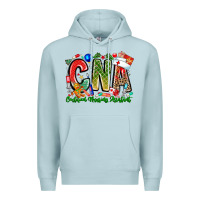 Blue Mist Christmas CNA Premium Hoodie - CowhideDigitalArt