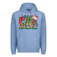 Colony Blue Christmas CNA Premium Hoodie - CowhideDigitalArt