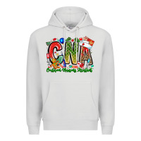 Dove Grey Christmas CNA Premium Hoodie - CowhideDigitalArt