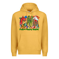 Mustard Christmas CNA Premium Hoodie - CowhideDigitalArt