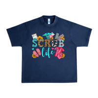 Navy scrub life olivia Urban Heavy Tee - OliviaCreatesArt