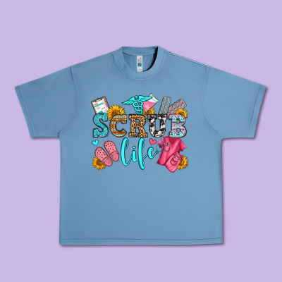 Scrub Life Olivia Urban Heavy Tee Designed By Oliviacreatesart