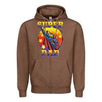 Chestnut super dad Zipper Hoodie - BarkalooDesign