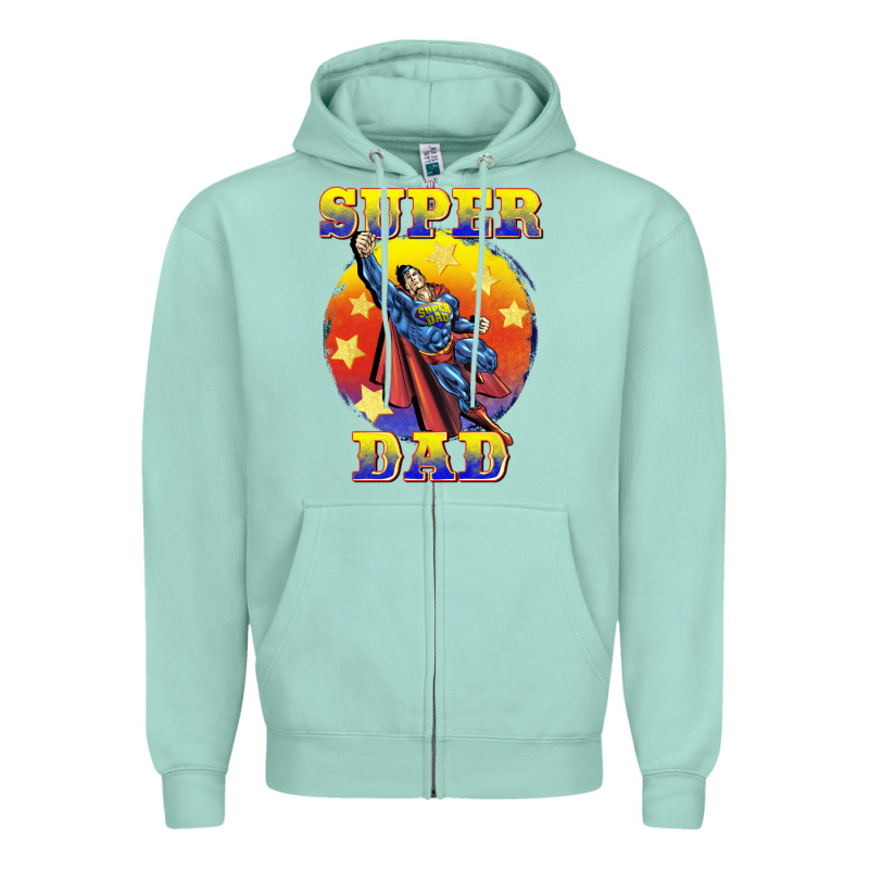 Super Dad Zipper Hoodie by BarkalooDesign | Teevron