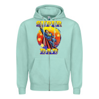 Seafoam super dad Zipper Hoodie - BarkalooDesign