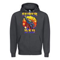 Smoke super dad Zipper Hoodie - BarkalooDesign