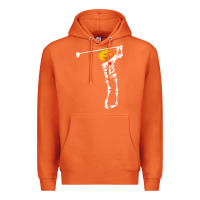 Carrot Golf Skeleton Pumpkin Halloween Shirt Premium Hoodie - maiPhamDesign