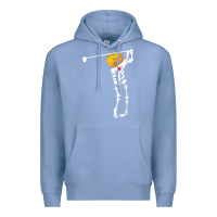 Colony Blue Golf Skeleton Pumpkin Halloween Shirt Premium Hoodie - maiPhamDesign